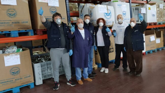 voluntari@s Bco Alimentos durante estado alarma