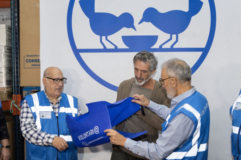 Pepe Solla recibiendo peto