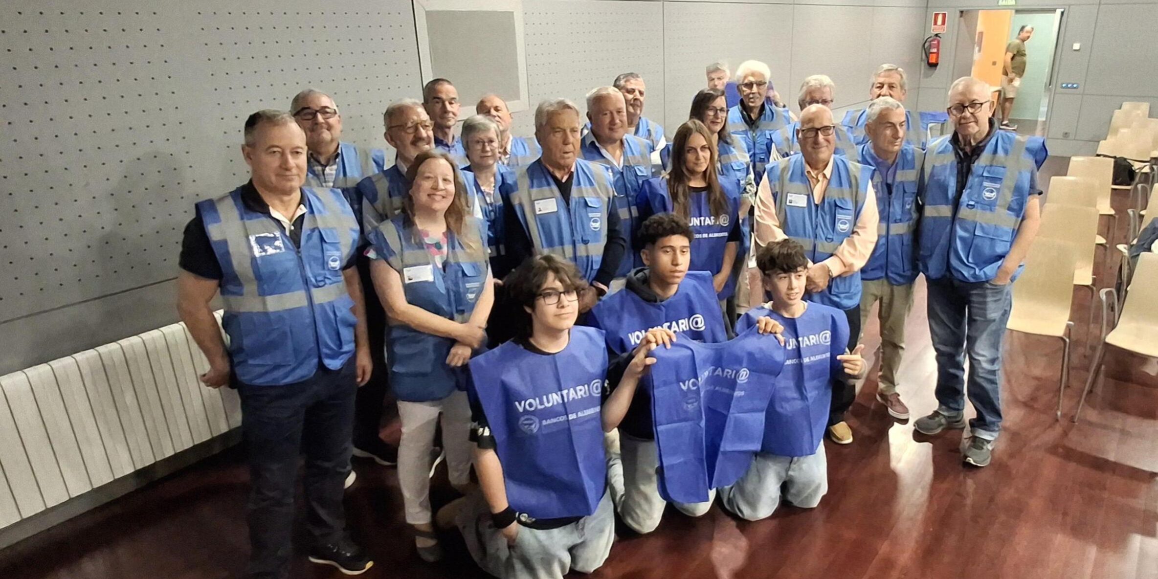 voluntari@s y alumnos del IES Castro Alobre